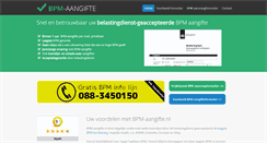 Desktop Screenshot of bpm-aangifte.nl