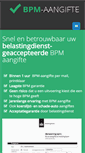 Mobile Screenshot of bpm-aangifte.nl